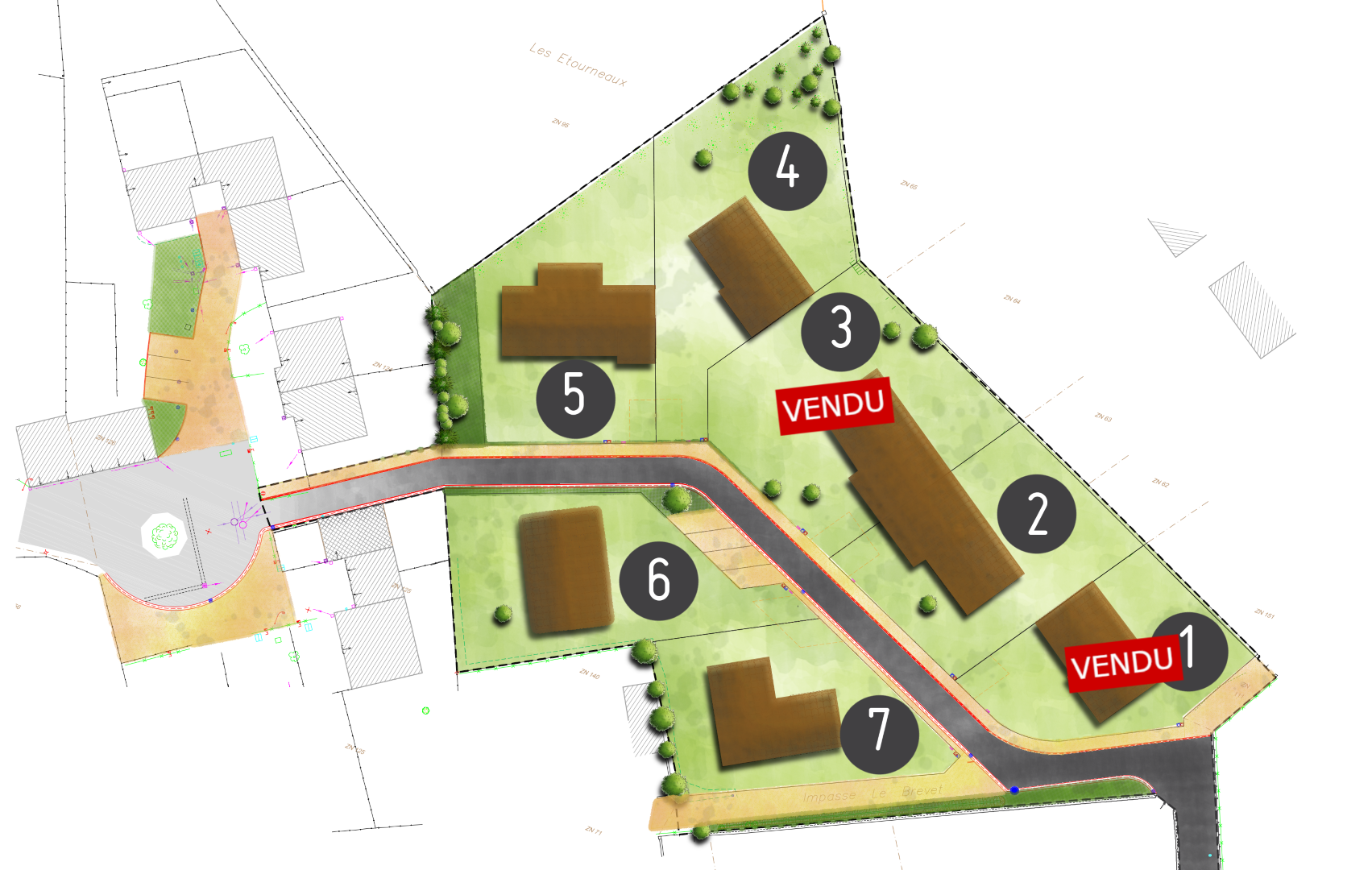 Plan du terrain