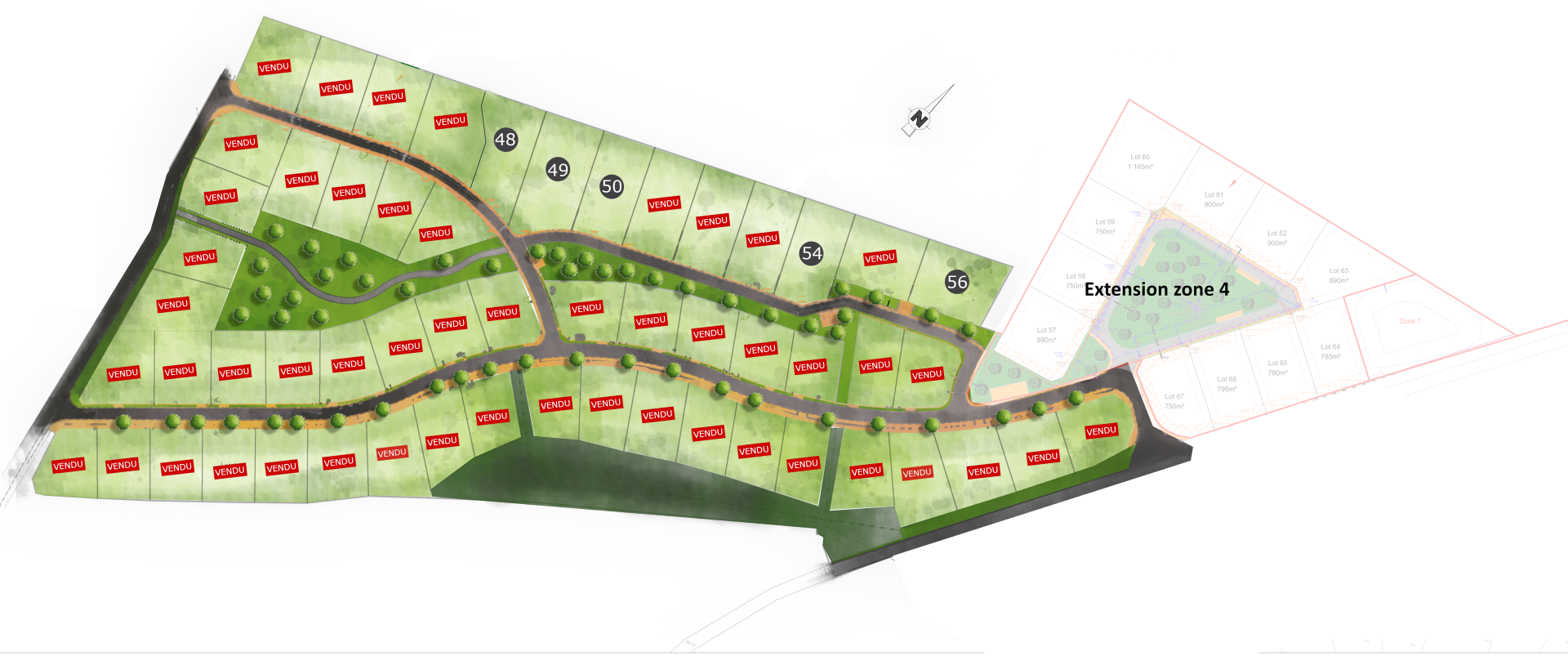 Plan du terrain