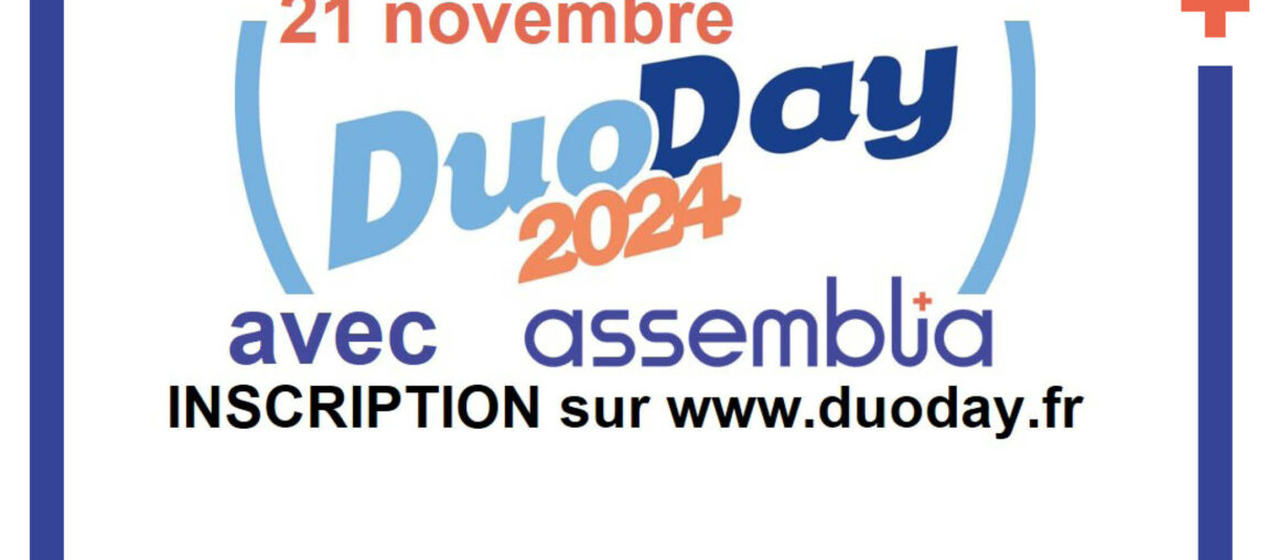 Pour la 2e année consécutive, des assembliens sont volontaires pour participer au Duo Day