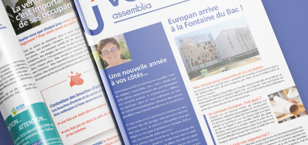 Zoom sur le dernier numéro de Voisinage, le magazine des locataires assemblia