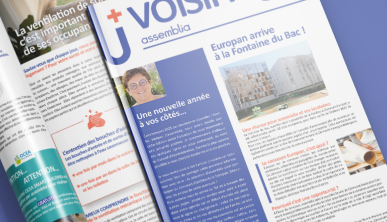 Zoom sur le dernier numéro de Voisinage, le magazine des locataires assemblia